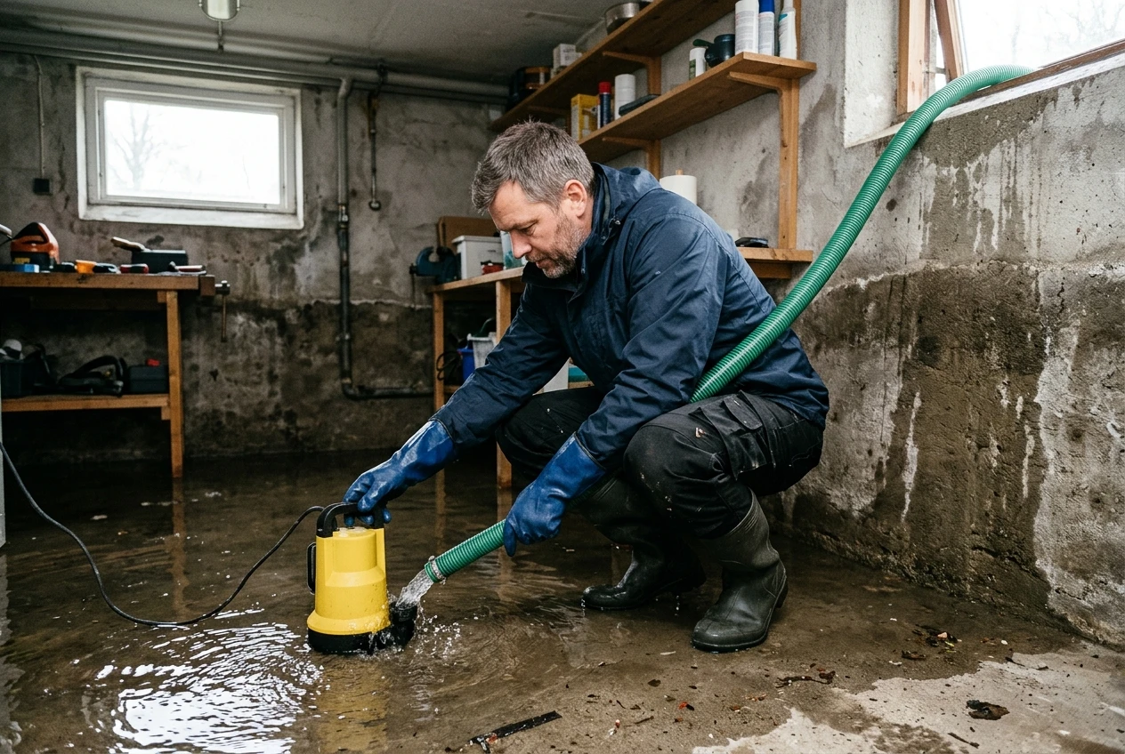 Keldrivee järkjärguline pumpamine