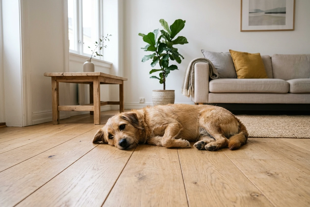 dog-oak-floor-a54875