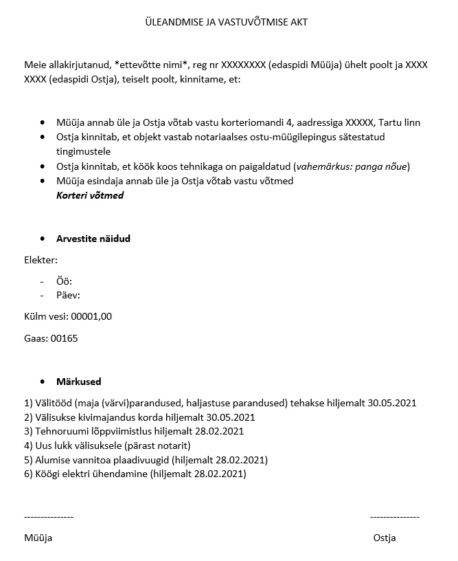 yleandmise-vastuvotmise-akt-1-kaanon