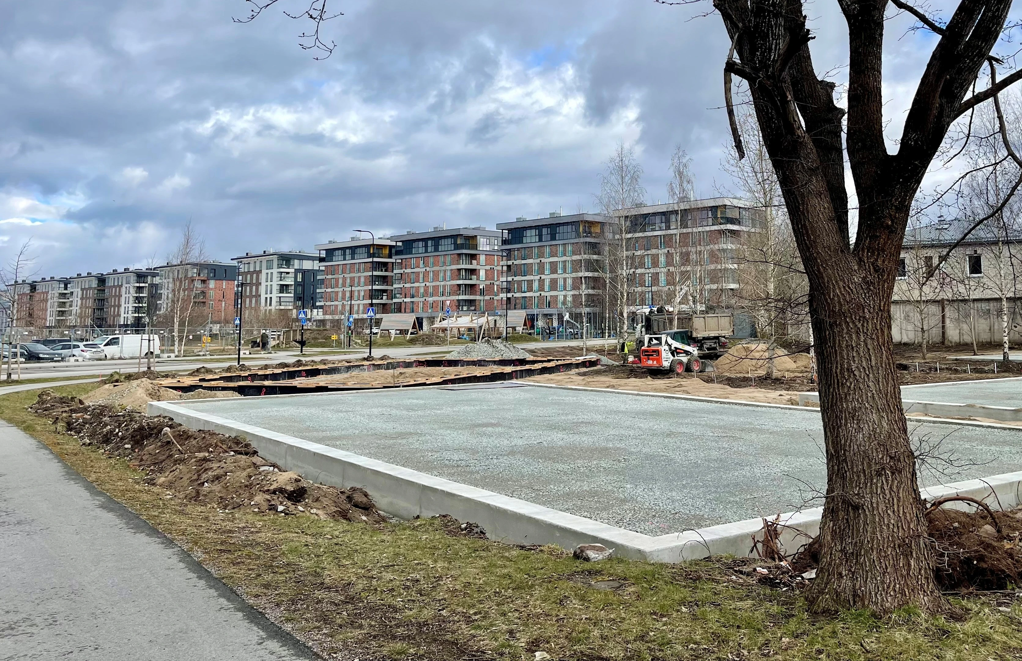 Padelikeskuse ettevalmistus Uus-Veerennis