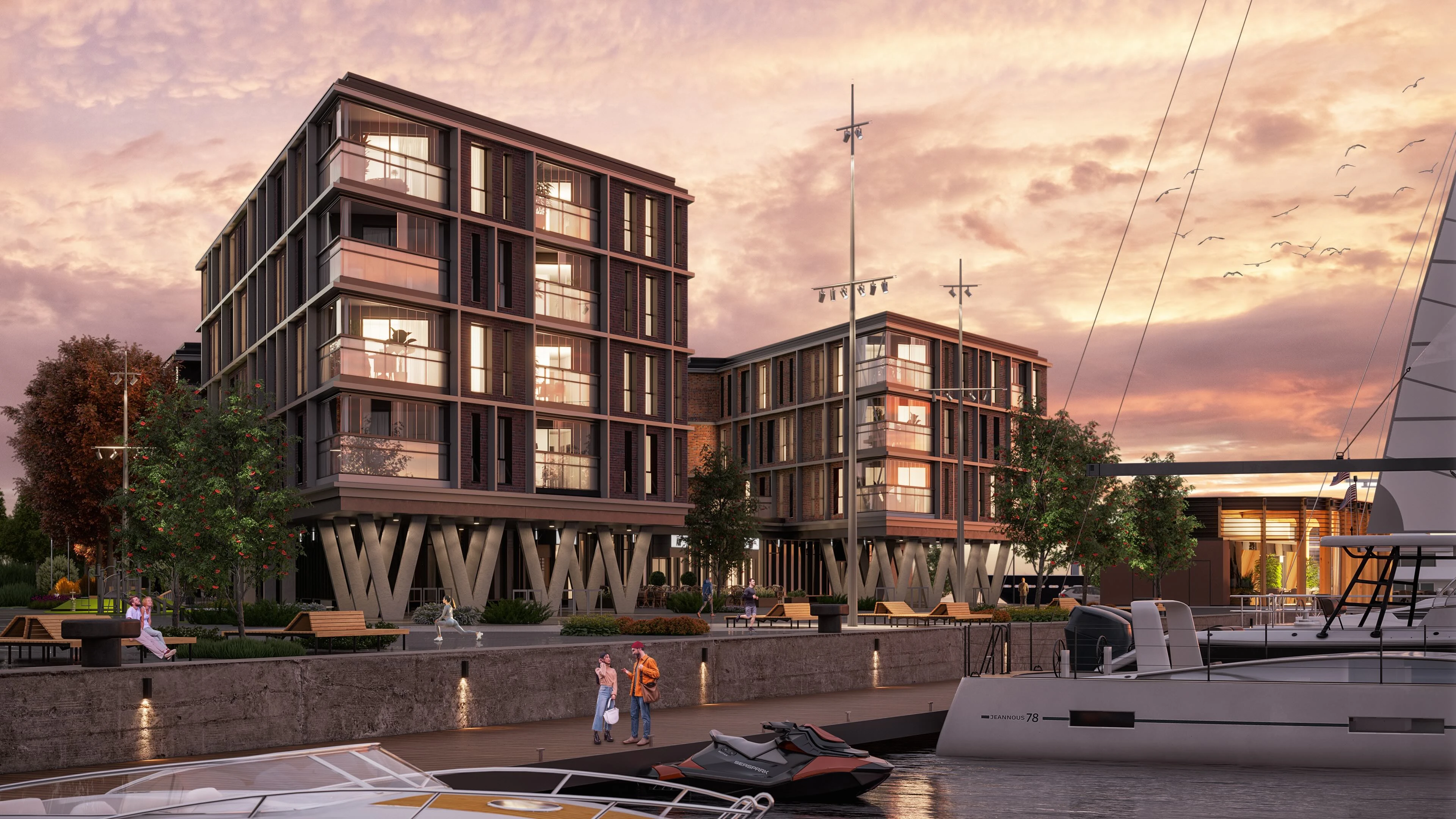 Vanasadama kvartal ning Jahisadam